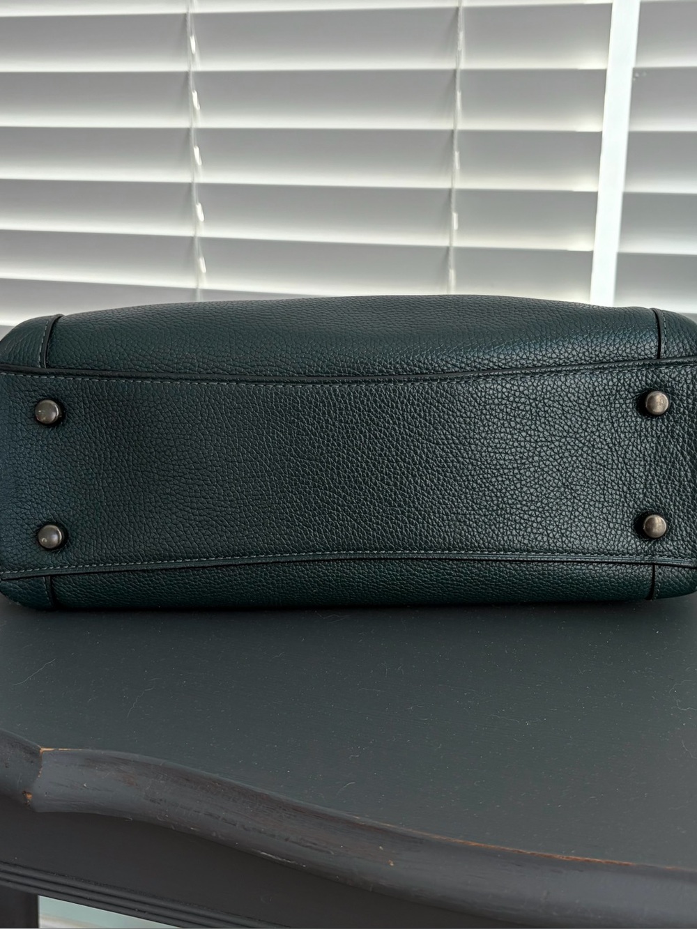COACH Dalton 28 Midnight (Dark Greenish Blue) with Gunmetal Hardware - Picture 5 of 10